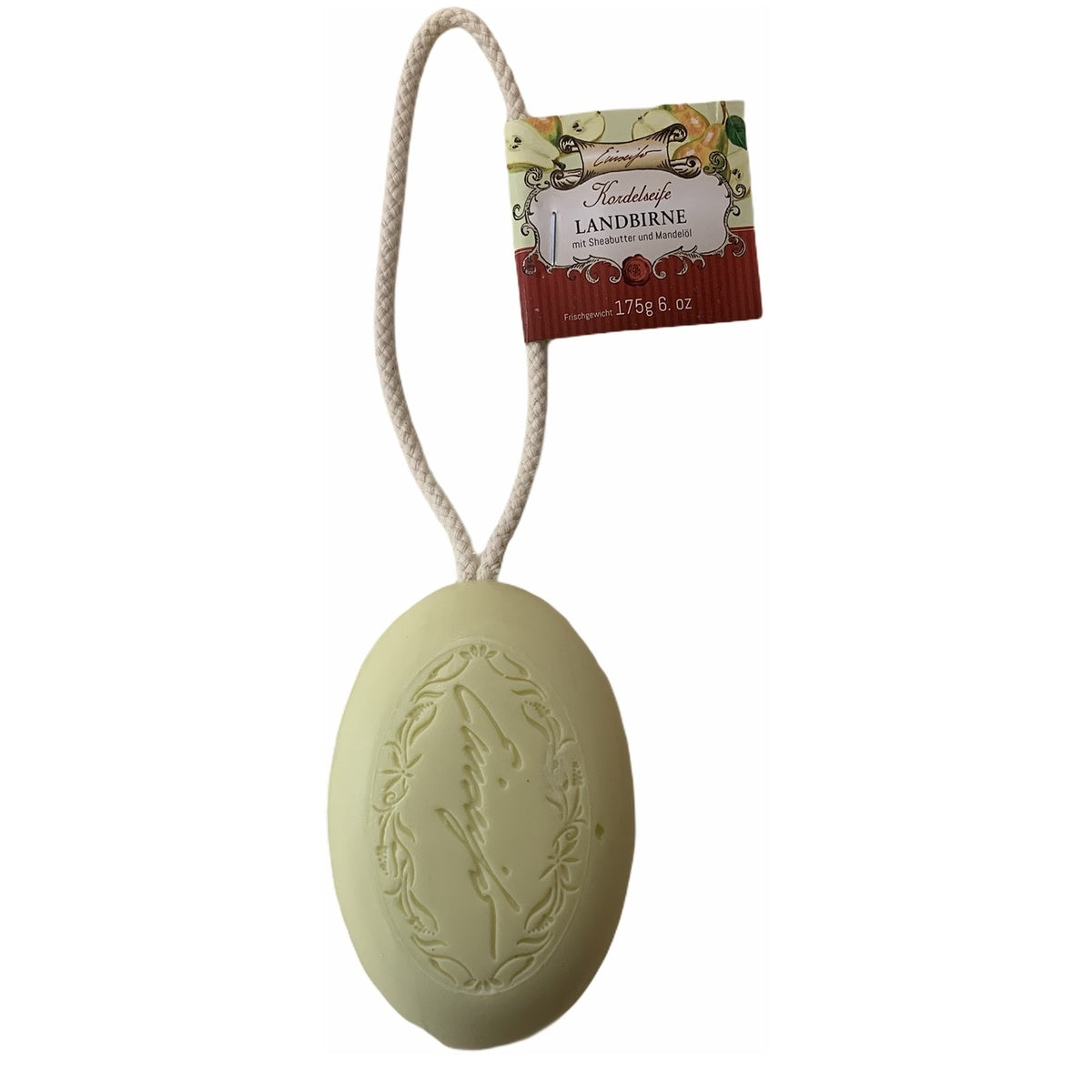 Kordelseife Landbirne mit Sheabutter 175g