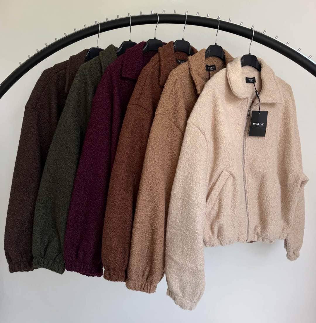 Kuschelige Teddyjacke One Size (36-42)