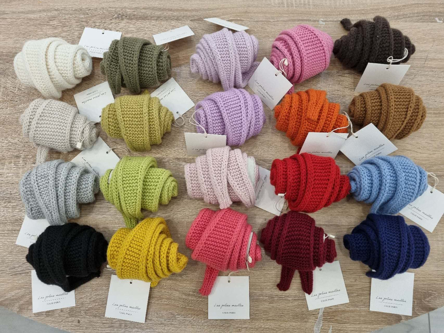 Kleines Dreieckstuch « Sophie »: Elektrisch blau