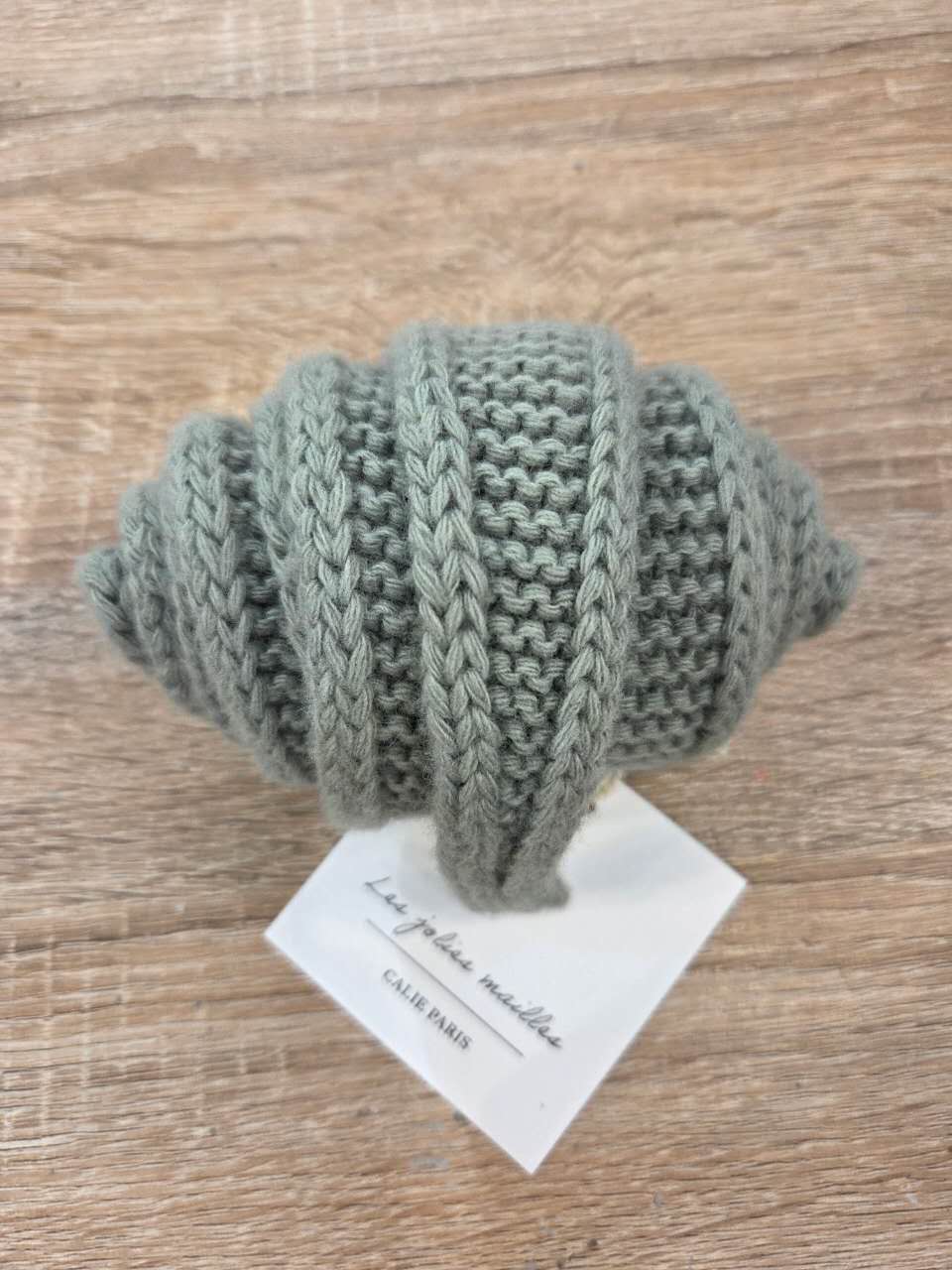 Kleines Dreieckstuch « Sophie »: Sage Green