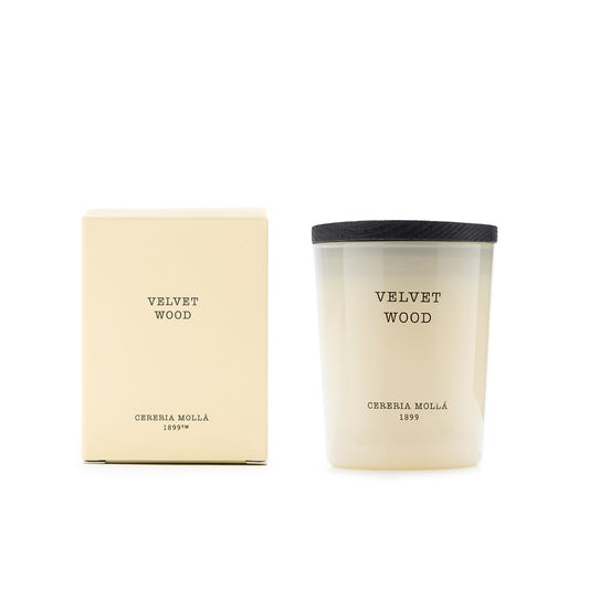 Cereria Mollá Minikerze Velvet Wood 70 g