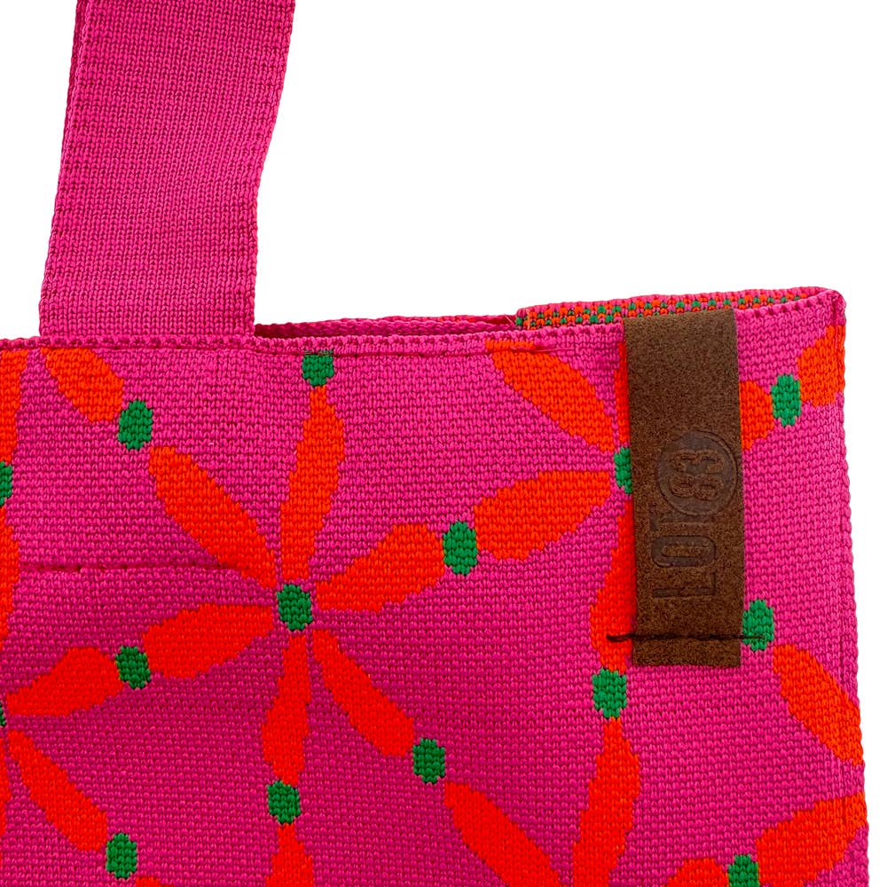 Strandtasche Lara 13 – Gestrickte Tasche mit Reißverschluss